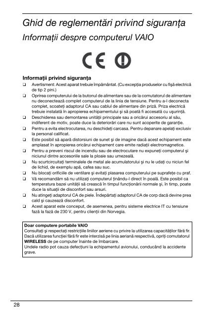 Sony VPCF13S1E - VPCF13S1E Documents de garantie Polonais