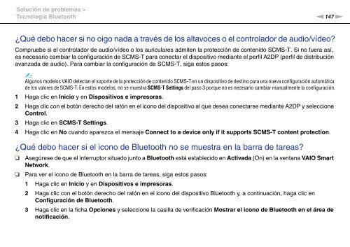 Sony VPCF13S1E - VPCF13S1E Mode d'emploi Espagnol