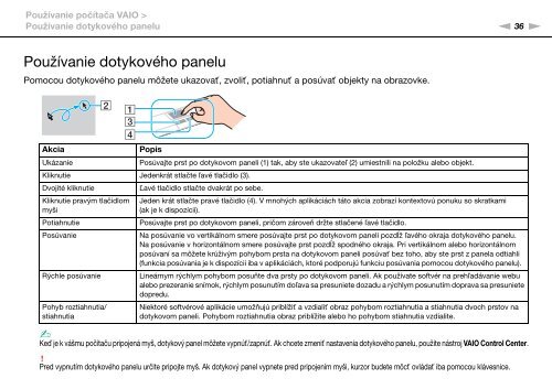 Sony VPCF13S1E - VPCF13S1E Mode d'emploi Slovaque