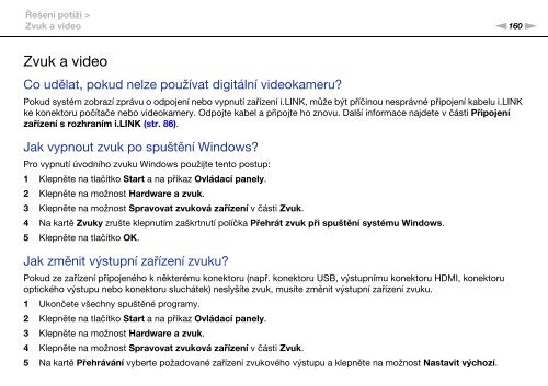 Sony VPCF13S1E - VPCF13S1E Mode d'emploi Tch&egrave;que