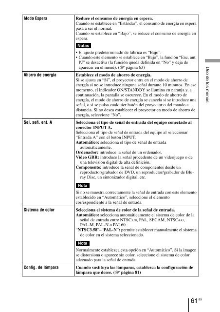 Sony VPL-VW90ES - VPL-VW90ES Consignes d&rsquo;utilisation Fran&ccedil;ais