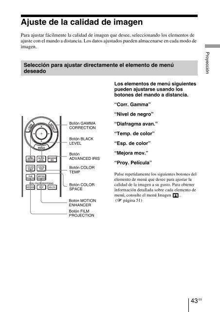 Sony VPL-VW90ES - VPL-VW90ES Consignes d&rsquo;utilisation