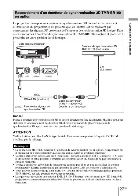 Sony VPL-VW90ES - VPL-VW90ES Consignes d&rsquo;utilisation Allemand