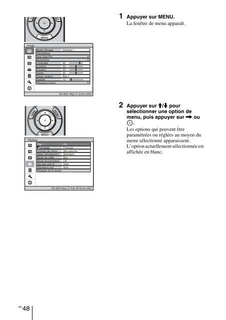 Sony VPL-VW90ES - VPL-VW90ES Consignes d&rsquo;utilisation Allemand