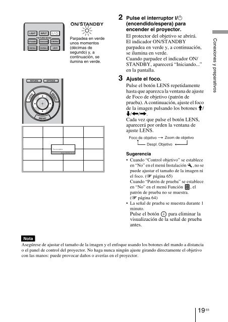 Sony VPL-VW90ES - VPL-VW90ES Consignes d&rsquo;utilisation Espagnol