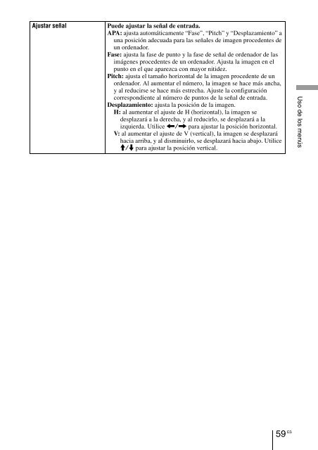 Sony VPL-VW90ES - VPL-VW90ES Consignes d&rsquo;utilisation Espagnol