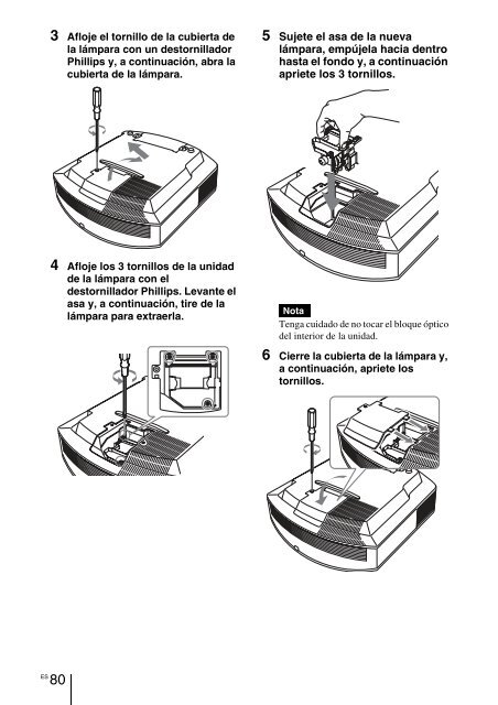 Sony VPL-VW90ES - VPL-VW90ES Consignes d&rsquo;utilisation Espagnol