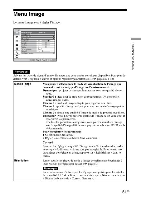 Sony VPL-VW90ES - VPL-VW90ES Consignes d&rsquo;utilisation Espagnol