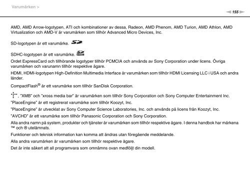 Sony VPCJ11M1E - VPCJ11M1E Mode d'emploi Su&eacute;dois