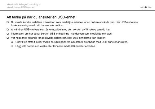 Sony VPCJ11M1E - VPCJ11M1E Mode d'emploi Su&eacute;dois