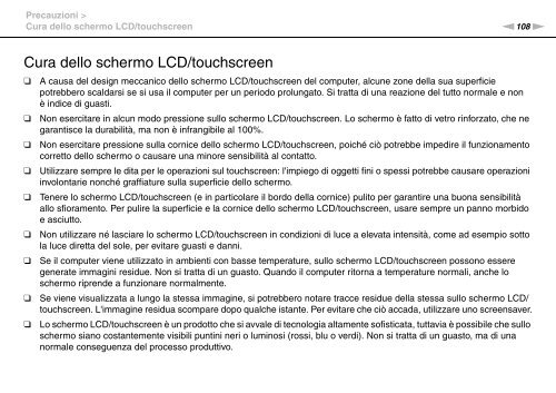 Sony VPCJ11M1E - VPCJ11M1E Mode d'emploi Italien