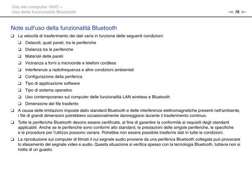 Sony VPCJ11M1E - VPCJ11M1E Mode d'emploi Italien