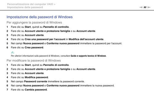 Sony VPCJ11M1E - VPCJ11M1E Mode d'emploi Italien