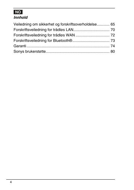 Sony VPCJ11M1E - VPCJ11M1E Documents de garantie Finlandais