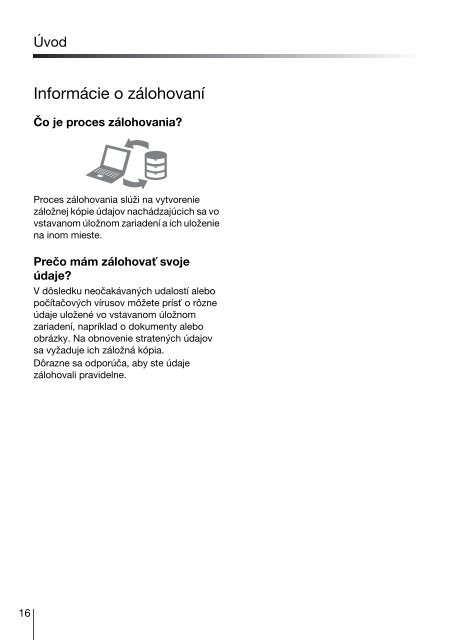 Sony VPCJ11M1E - VPCJ11M1E Guide de d&eacute;pannage Slovaque