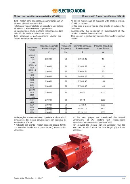 7-ASYNCHRONOUS MARINE THREE-PHASE MOTORS MAR Line