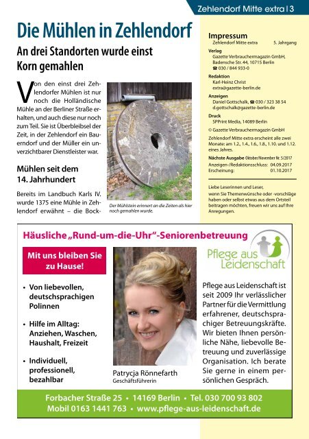 Zehlendorf Mitte extra AUG/SEP 2017