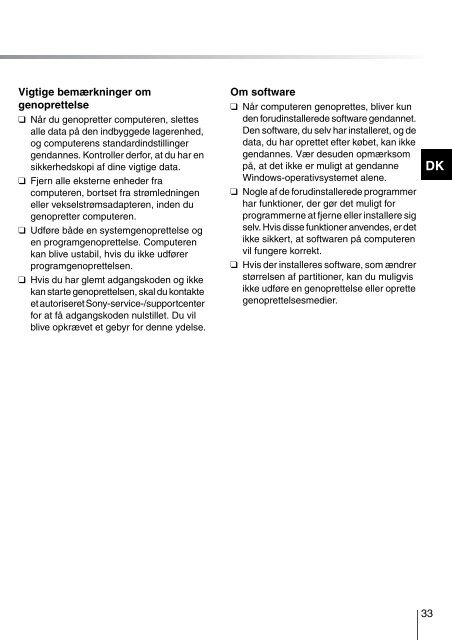 Sony VPCJ11M1E - VPCJ11M1E Guide de d&eacute;pannage Su&eacute;dois