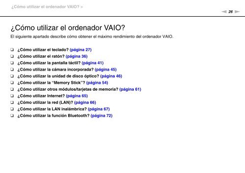 Sony VPCJ11M1E - VPCJ11M1E Mode d'emploi Espagnol