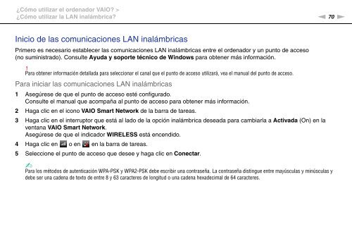 Sony VPCJ11M1E - VPCJ11M1E Mode d'emploi Espagnol