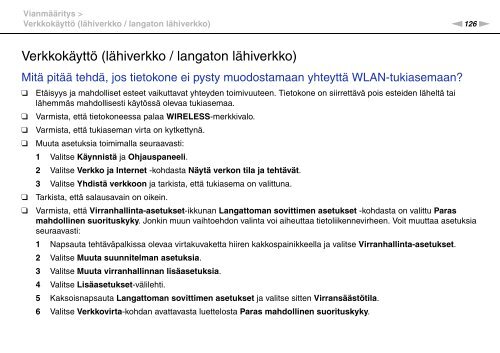 Sony VPCJ11M1E - VPCJ11M1E Mode d'emploi Finlandais