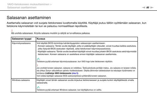 Sony VPCJ11M1E - VPCJ11M1E Mode d'emploi Finlandais