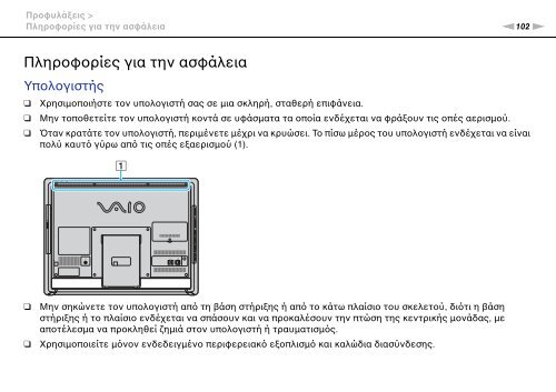 Sony VPCJ11M1E - VPCJ11M1E Mode d'emploi Grec