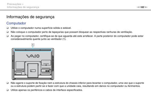 Sony VPCJ11M1E - VPCJ11M1E Mode d'emploi Portugais