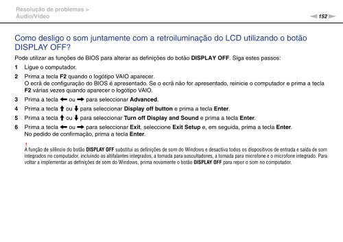 Sony VPCJ11M1E - VPCJ11M1E Mode d'emploi Portugais