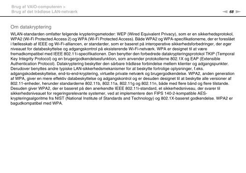 Sony VPCJ11M1E - VPCJ11M1E Mode d'emploi Danois