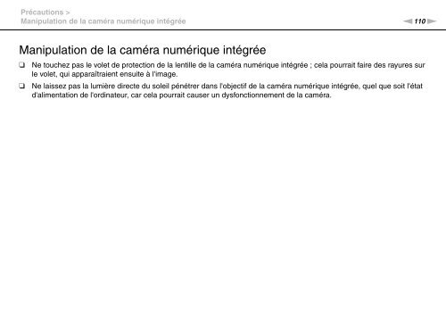 Sony VPCJ11M1E - VPCJ11M1E Mode d'emploi Fran&ccedil;ais