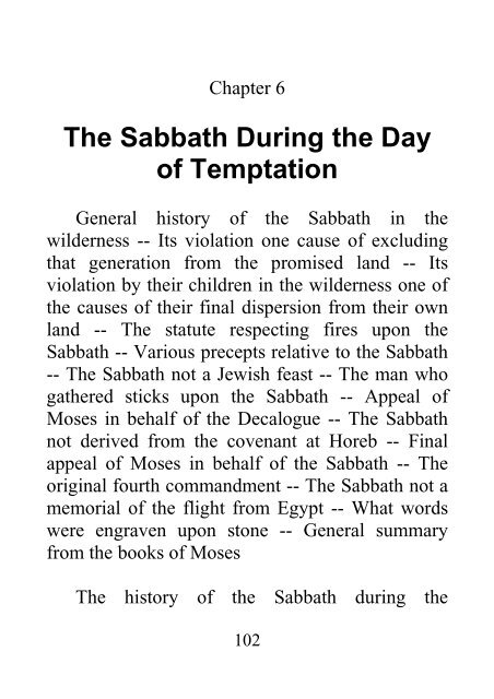 History of the Sabbath and First Day of the Week - John N. Andrews