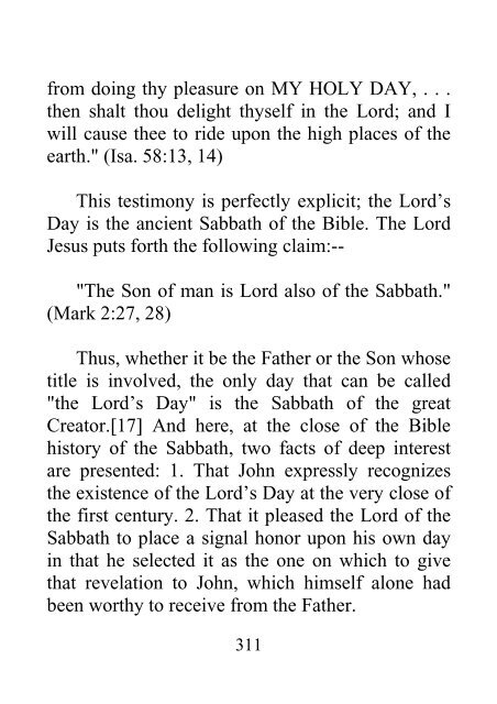 History of the Sabbath and First Day of the Week - John N. Andrews