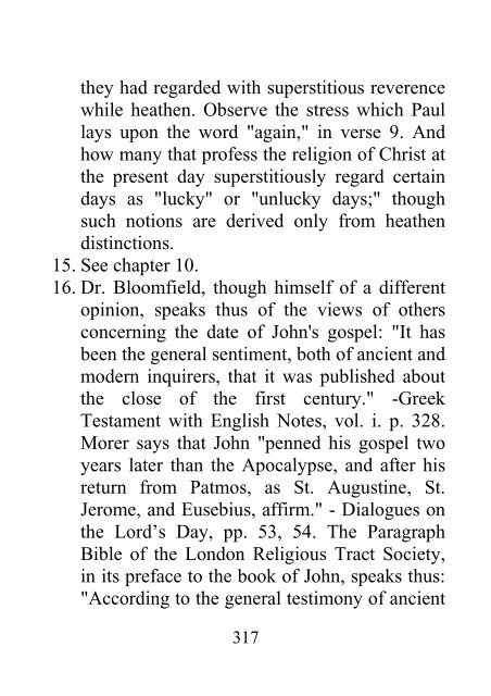 History of the Sabbath and First Day of the Week - John N. Andrews