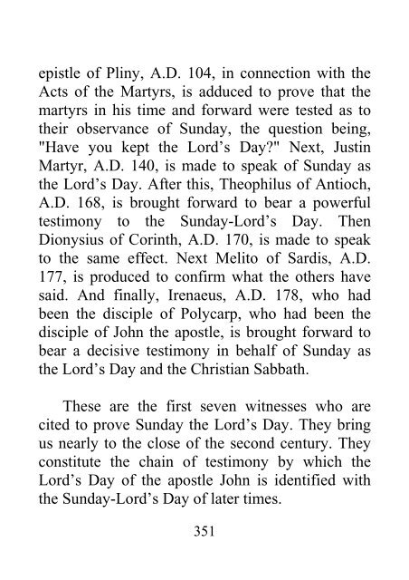 History of the Sabbath and First Day of the Week - John N. Andrews