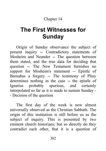 History of the Sabbath and First Day of the Week - John N. Andrews