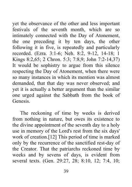 History of the Sabbath and First Day of the Week - John N. Andrews