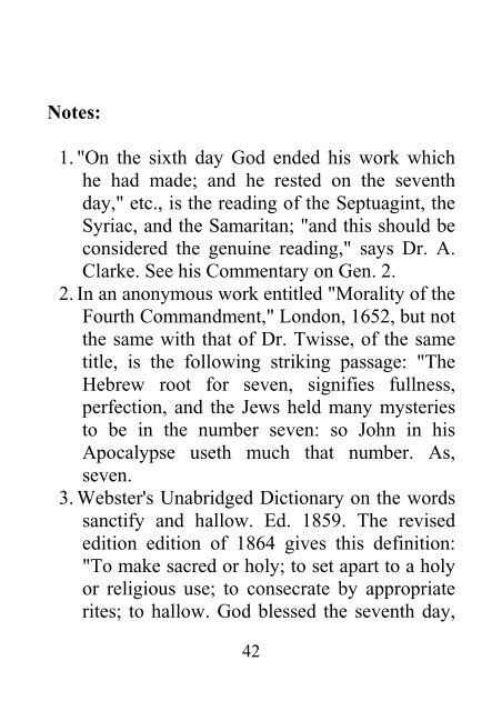 History of the Sabbath and First Day of the Week - John N. Andrews