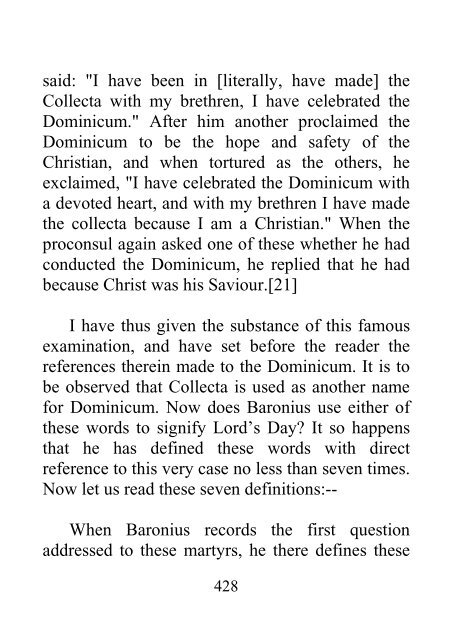 History of the Sabbath and First Day of the Week - John N. Andrews