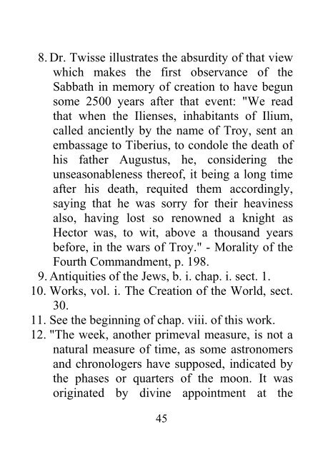 History of the Sabbath and First Day of the Week - John N. Andrews