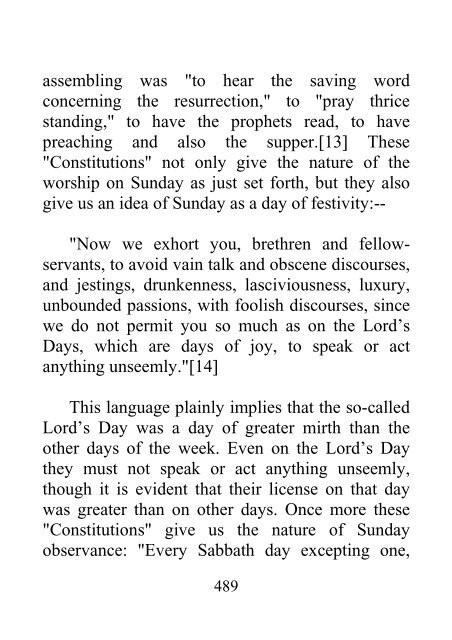 History of the Sabbath and First Day of the Week - John N. Andrews