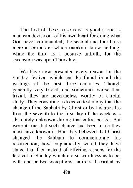 History of the Sabbath and First Day of the Week - John N. Andrews