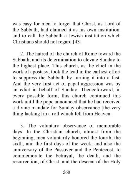 History of the Sabbath and First Day of the Week - John N. Andrews