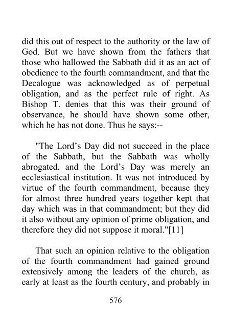 History of the Sabbath and First Day of the Week - John N. Andrews