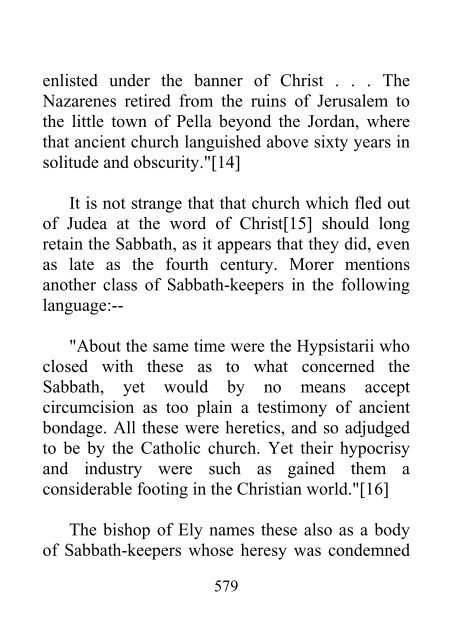 History of the Sabbath and First Day of the Week - John N. Andrews