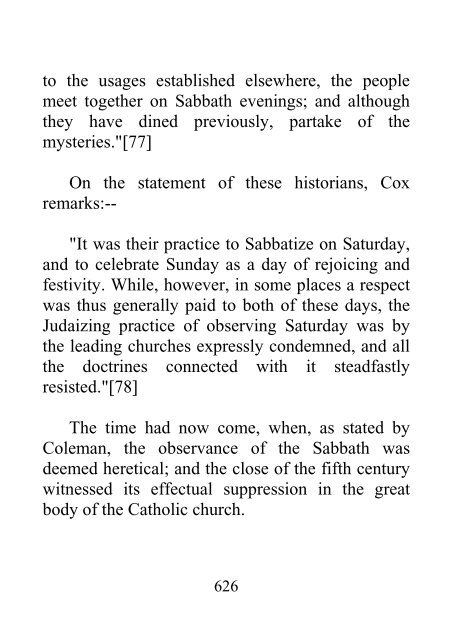 History of the Sabbath and First Day of the Week - John N. Andrews