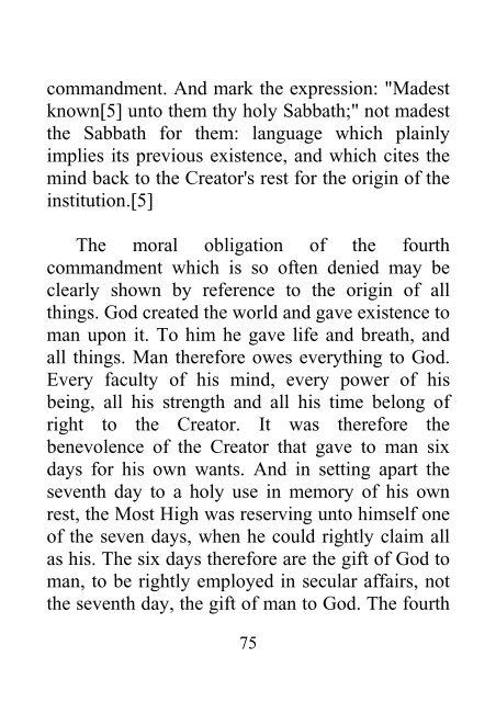 History of the Sabbath and First Day of the Week - John N. Andrews