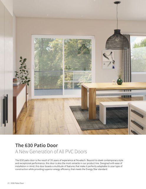 630 - All PVC Patio Door