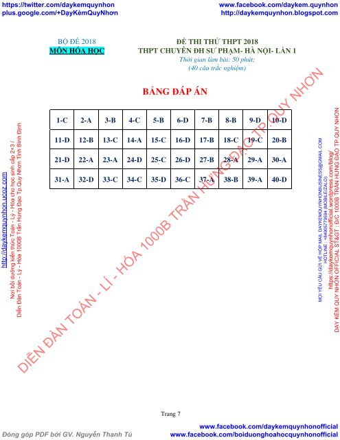 Bộ đề thi thử THPT QG 2018 Các môn TOÁN - LÍ - HÓA Các trường THPT Cả nước CÓ HƯỚNG DẪN GIẢI (Lần 9) [DC14042018]