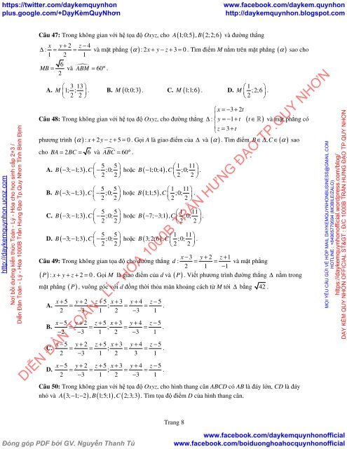 Bộ đề thi thử THPT QG 2018 Các môn TOÁN - LÍ - HÓA Các trường THPT Cả nước CÓ HƯỚNG DẪN GIẢI (Lần 9) [DC14042018]